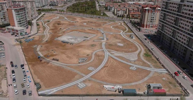 Konya Büyükşehir yeni bir park inşa ediyor